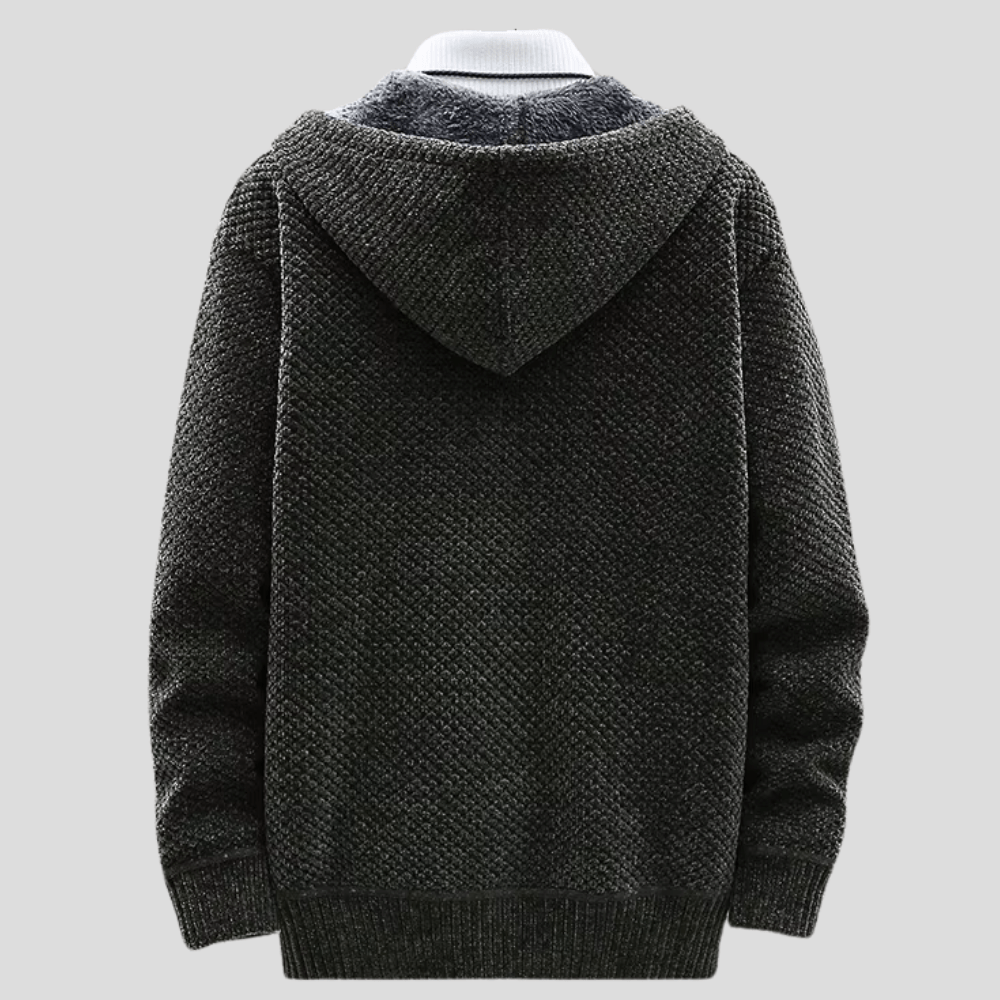 Lorent | Premium thermal-knit hoodie for warm comfort and modern style