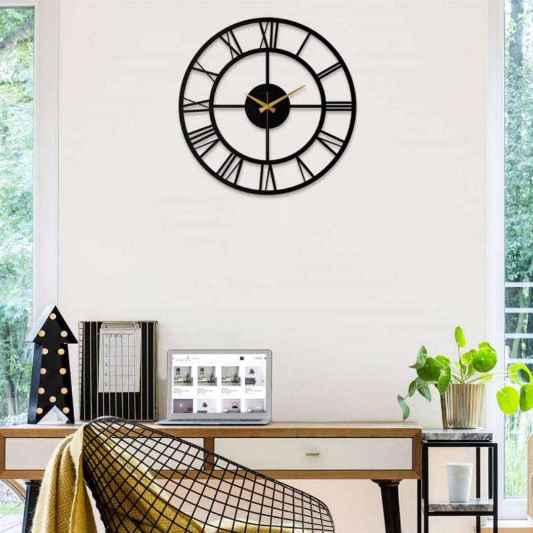Epohi Retro Wall Clock - Stylish Clock for the Living Room