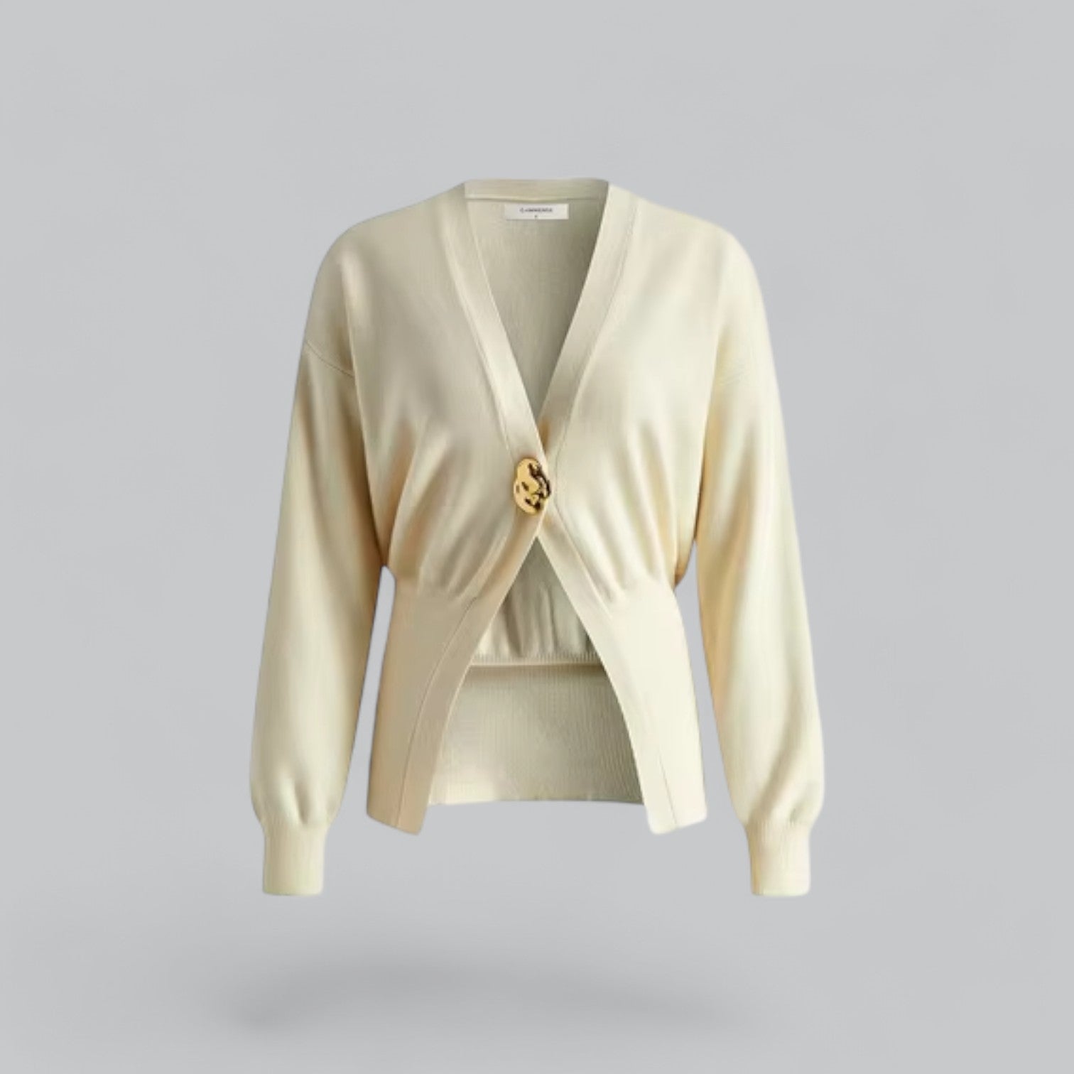 Women's V-Neck Button-Front Knitted Cardigan