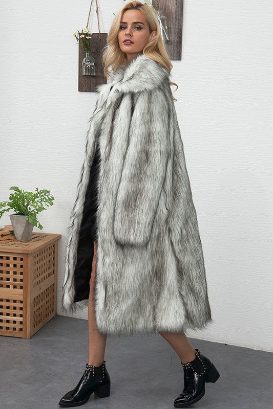 Long Faux Shearling Coat Plus Size for an Elegant and Comfortable Style