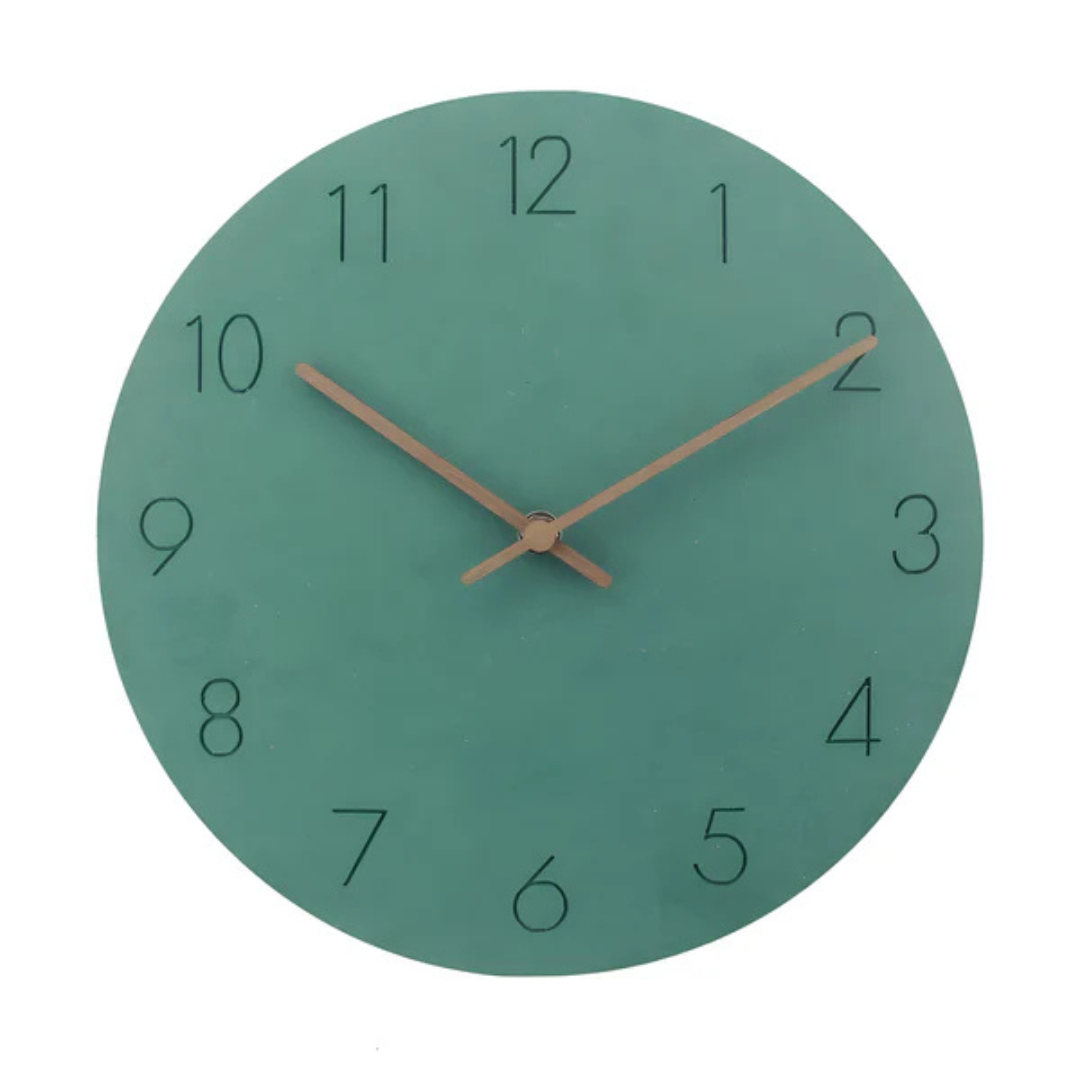 Nork - Sleek and Stylish Wooden Wall Clock for a Modern Look