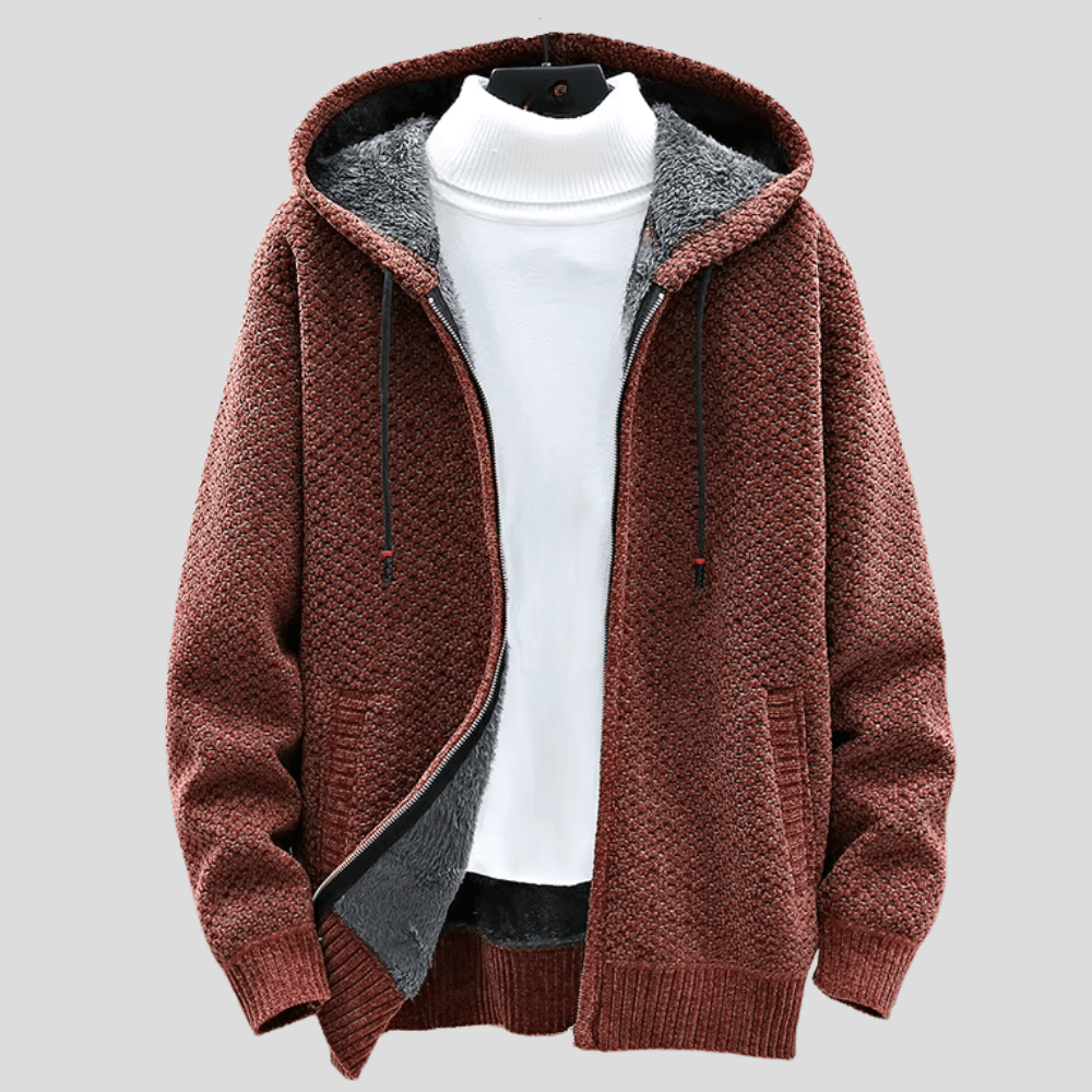 Lorent | Premium thermal-knit hoodie for warm comfort and modern style