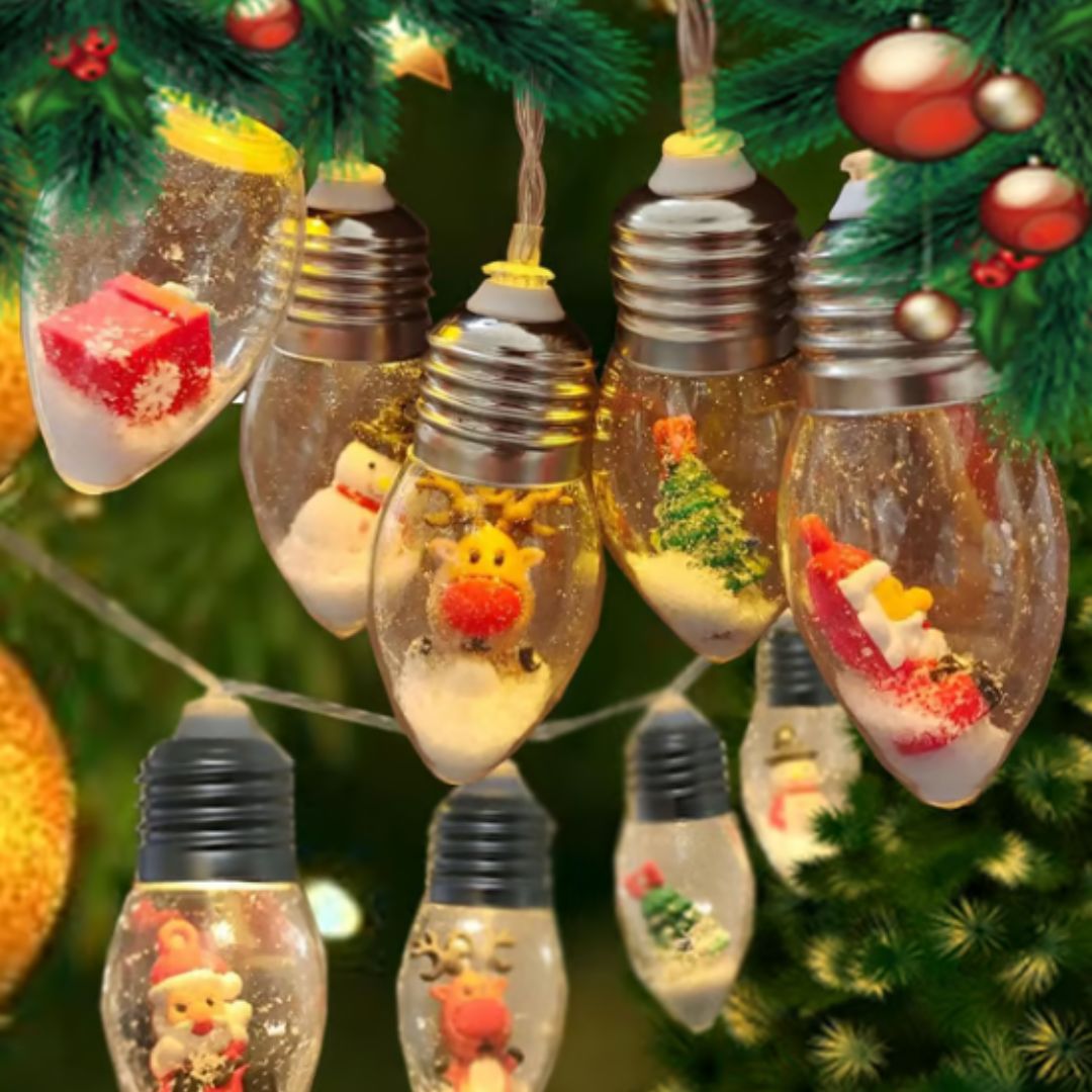 MotiveGlow Magic Christmas Crystal Ice Chains for an Enchanting Christmas