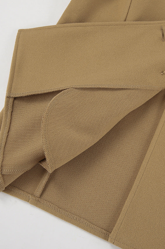 Loose Wool Coat with Lapel for an Elegant and Cozy Style