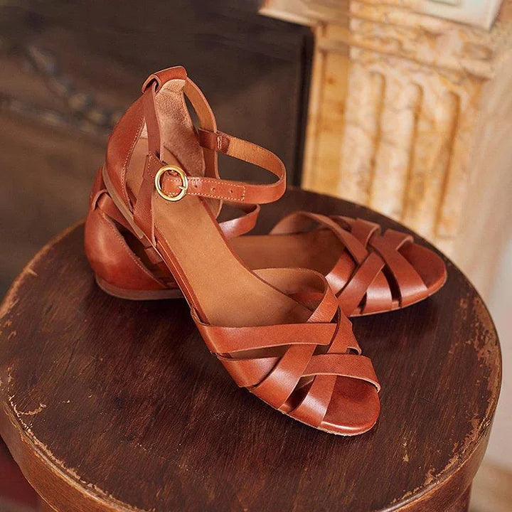 Chic Strappy Flat Sandals