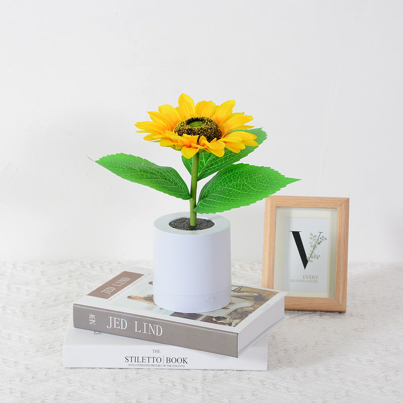 Joyful Sunflower Lamp with Sparkling Shine