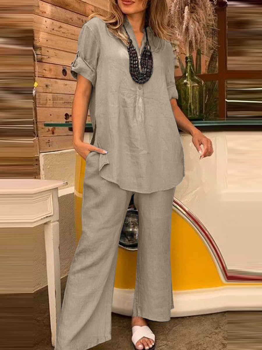 Health & Style: Salt Air Lounge - Two-Piece Set for Perfect Relaxation