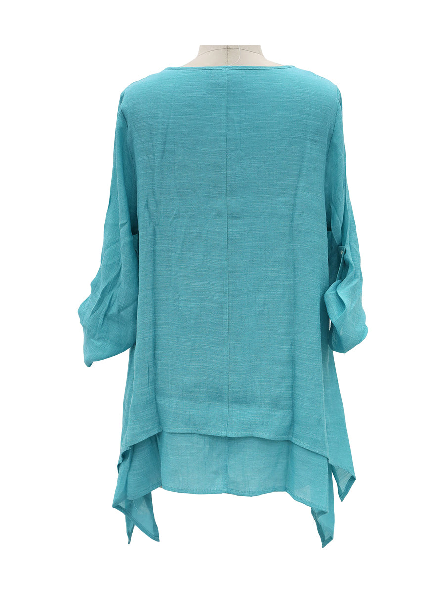 Two-Piece Round Collar Set for an Elegant Style