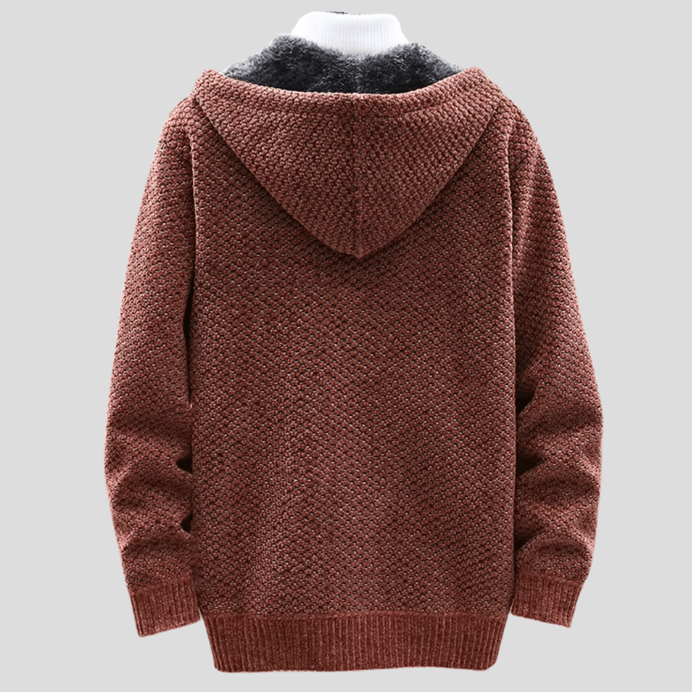 Lorent | Premium thermal-knit hoodie for warm comfort and modern style