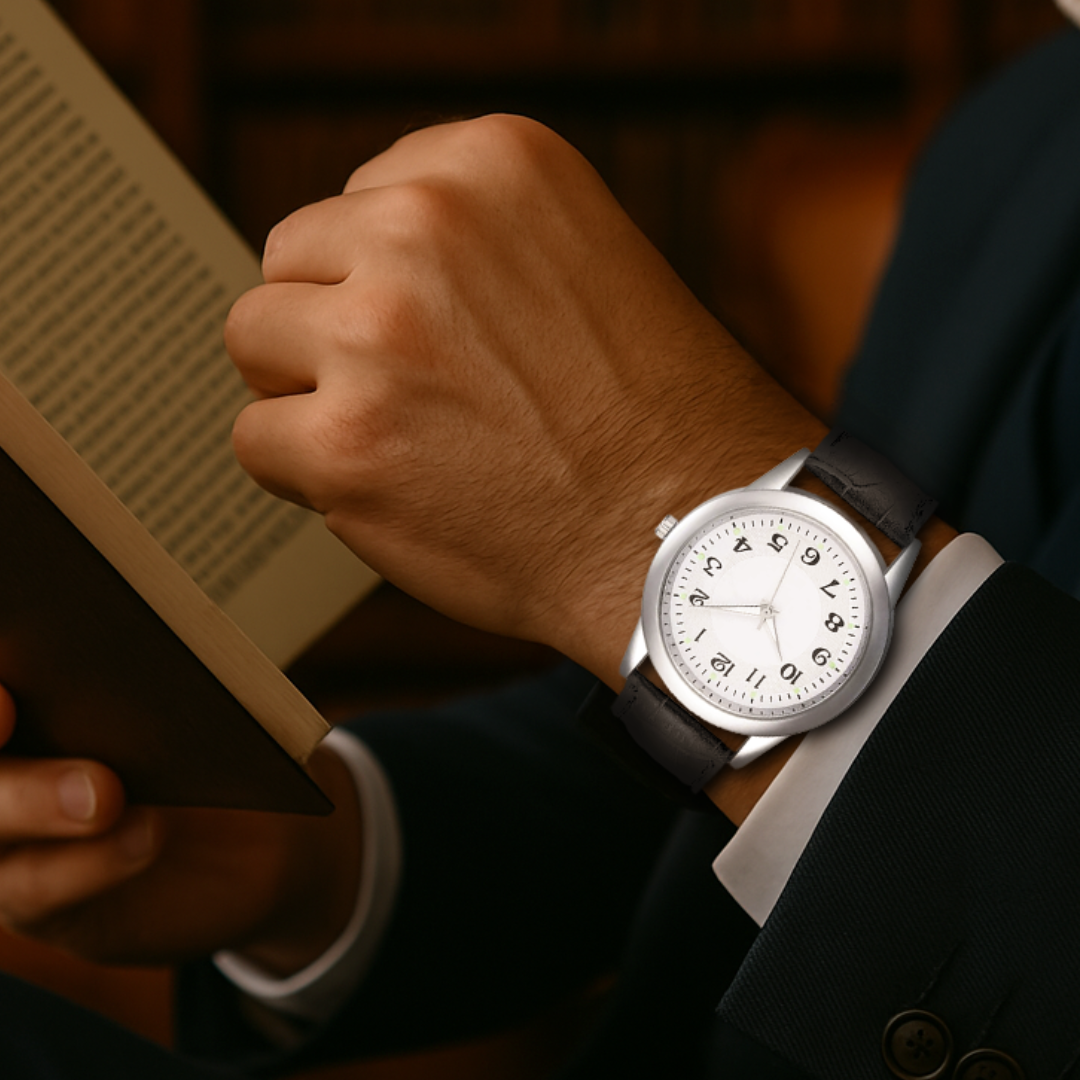 Elegant Minimalist Watch in Stainless Steel