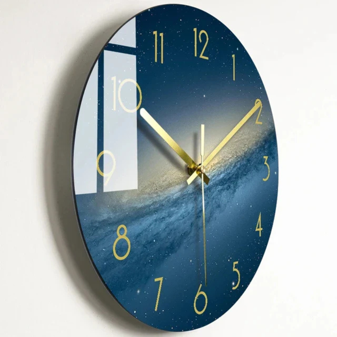 Stylish Large Modern Wall Clock – Elegant Decorative Clock for Kitchen and Living Room