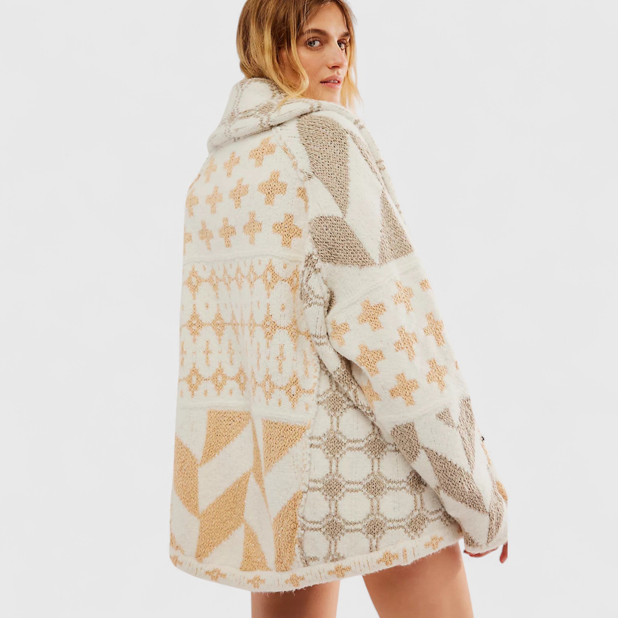 Edith - Elegant Long Sleeve Cardigan for a Comfortable and Sophisticated Look