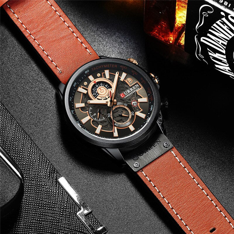 Multifunction Quartz Watch with Built-in Calendar for Versatility and Elegant Style