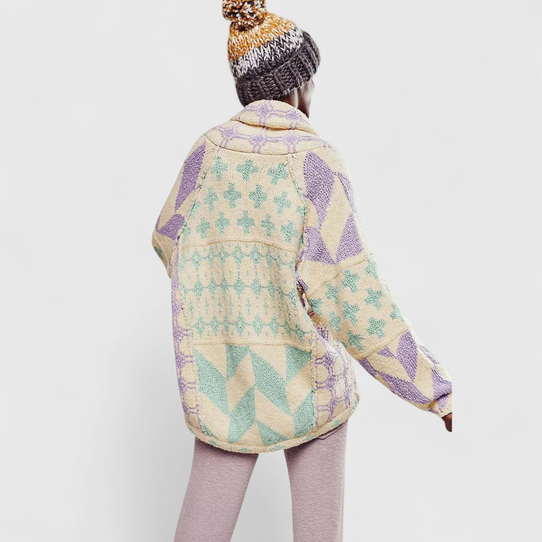 Edith - Elegant Long Sleeve Cardigan for a Comfortable and Sophisticated Look