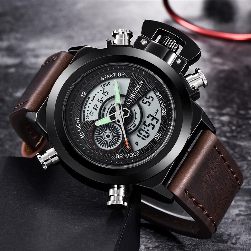 Double Time Zone Chronograph Watch – Elegant and Refined Functionality