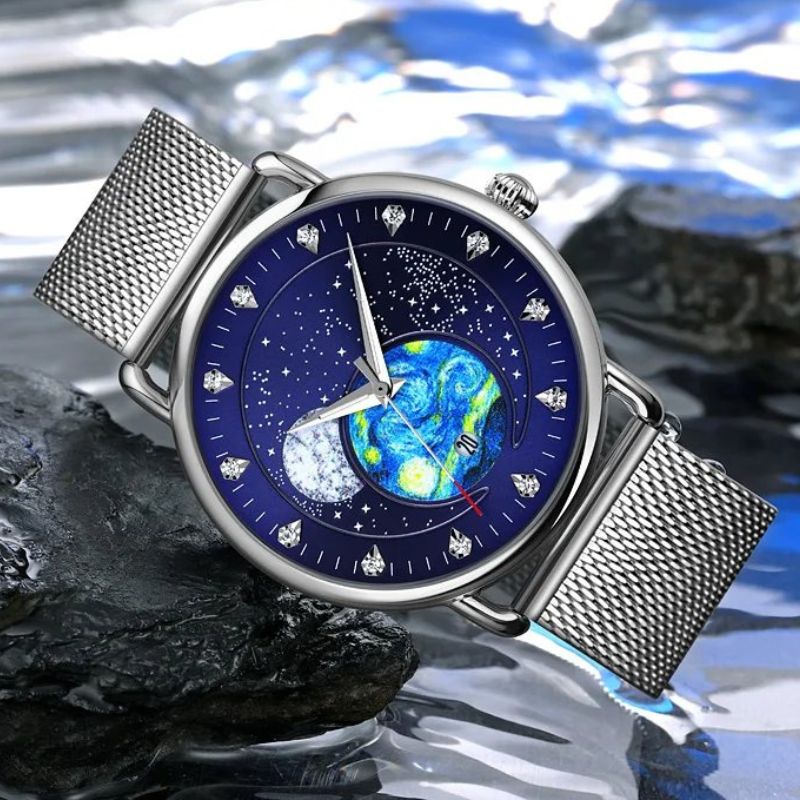Elegant and Sophisticated Lunar Shine Mechanical Watch