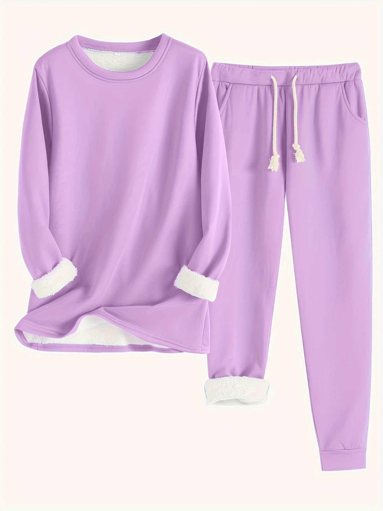 Two-Piece Relaxed and Comfortable Loungewear Set for Home