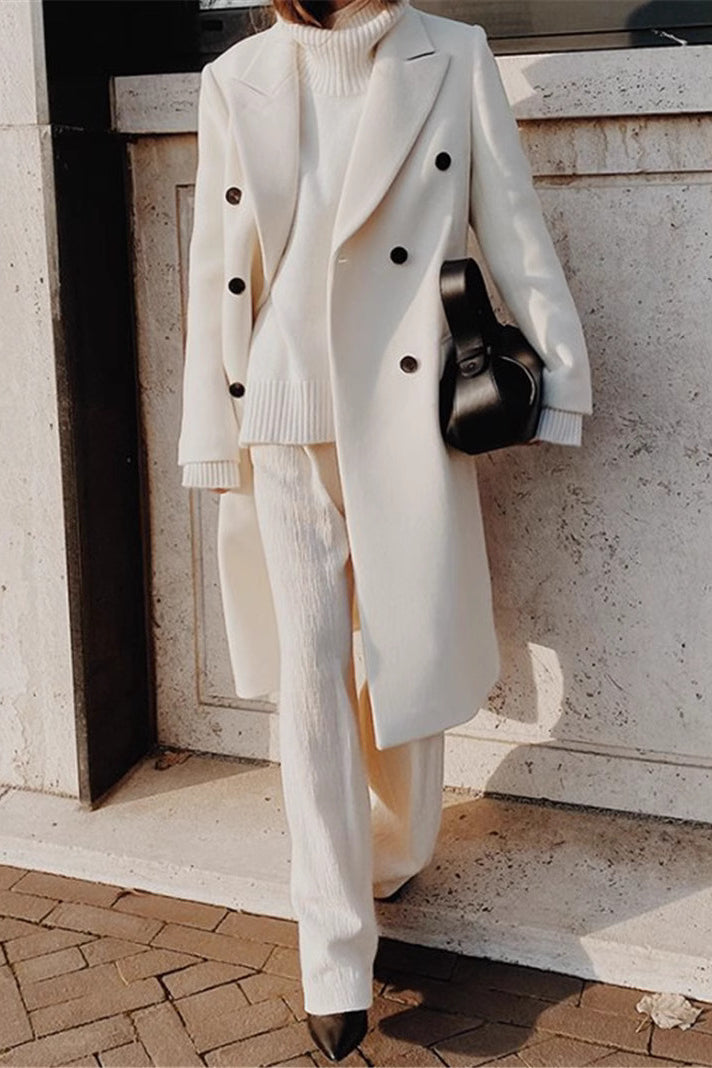 Slim Double-Faced Button Coat