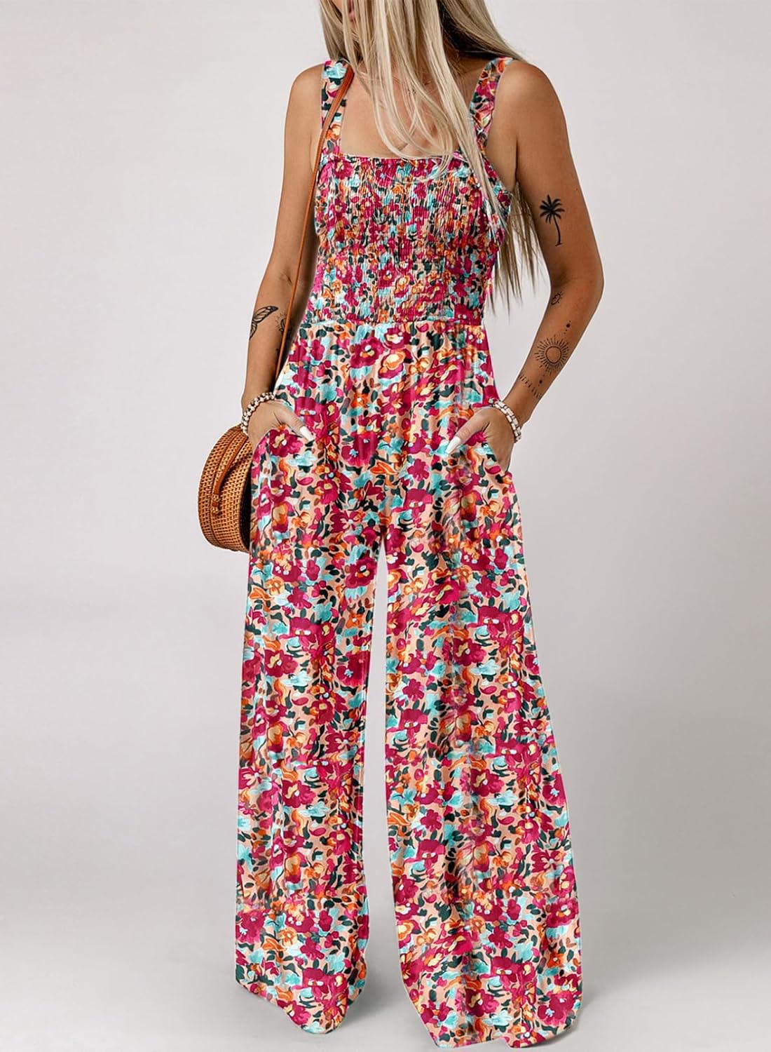Elegant Sunset Petal Power Two-Piece Outfit