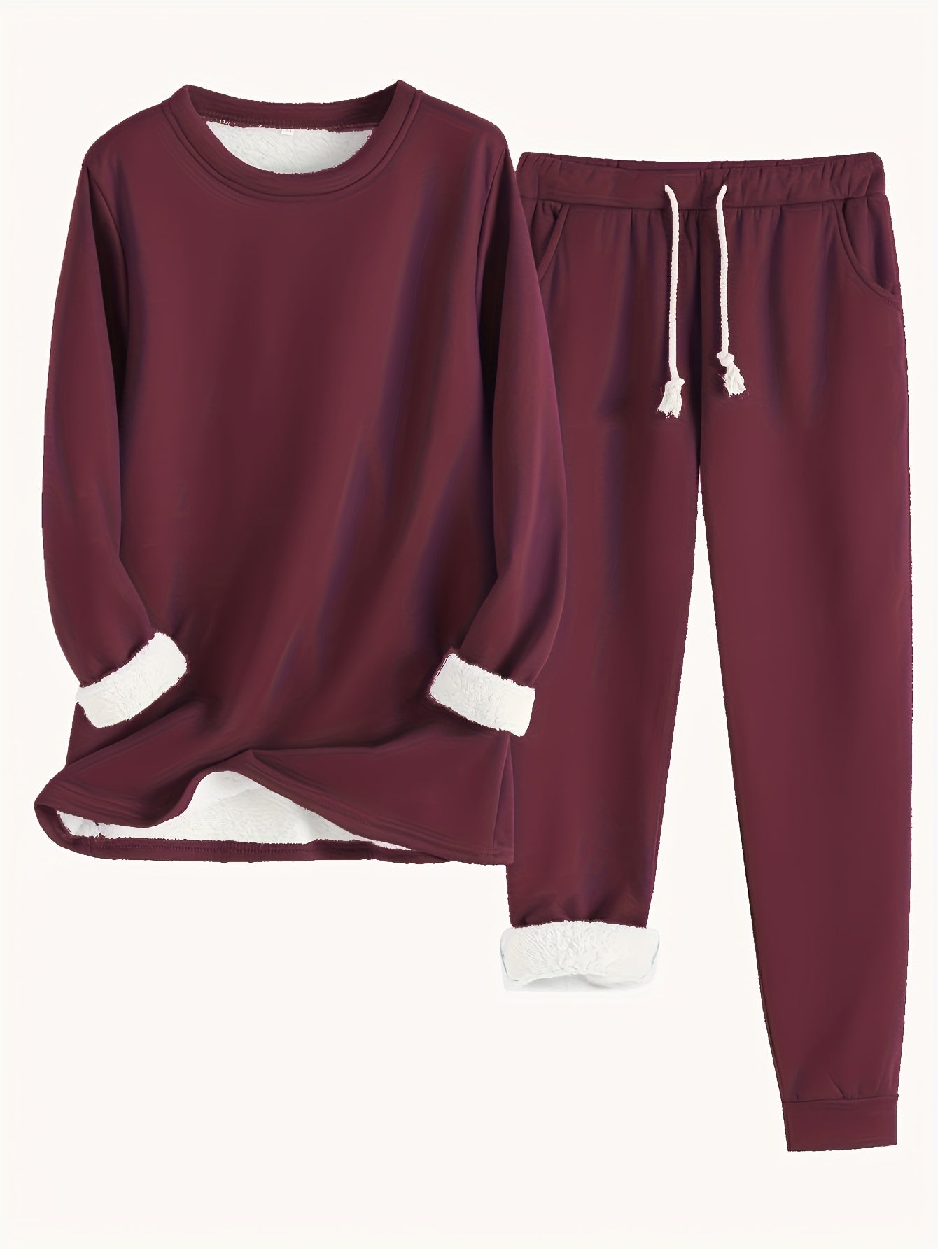 Two-Piece Relaxed and Comfortable Loungewear Set for Home