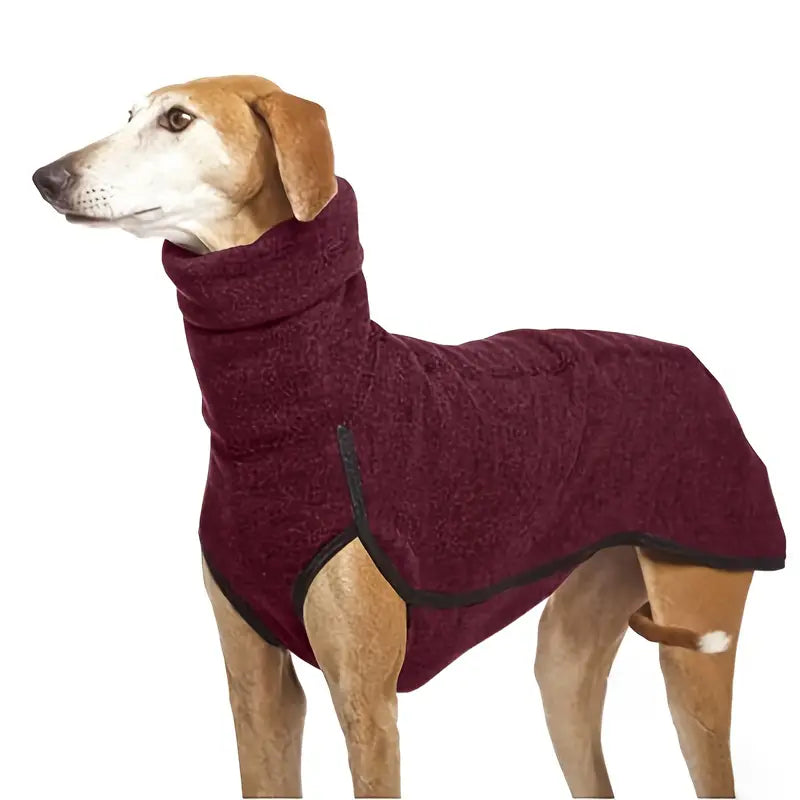 Luxe Dog Coat with Collar for Extra Warmth and Style