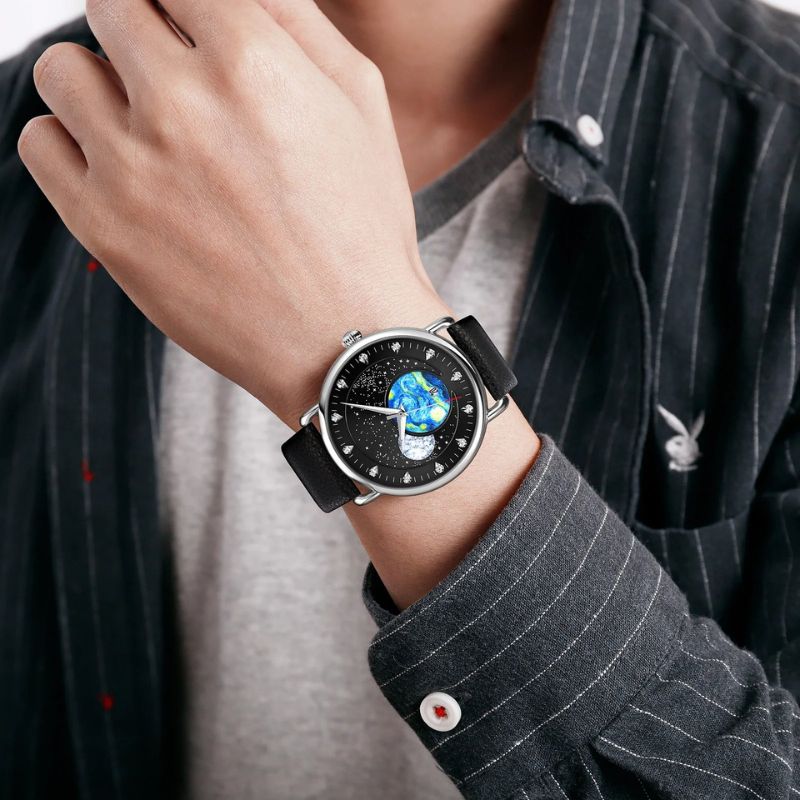 Elegant and Sophisticated Lunar Shine Mechanical Watch