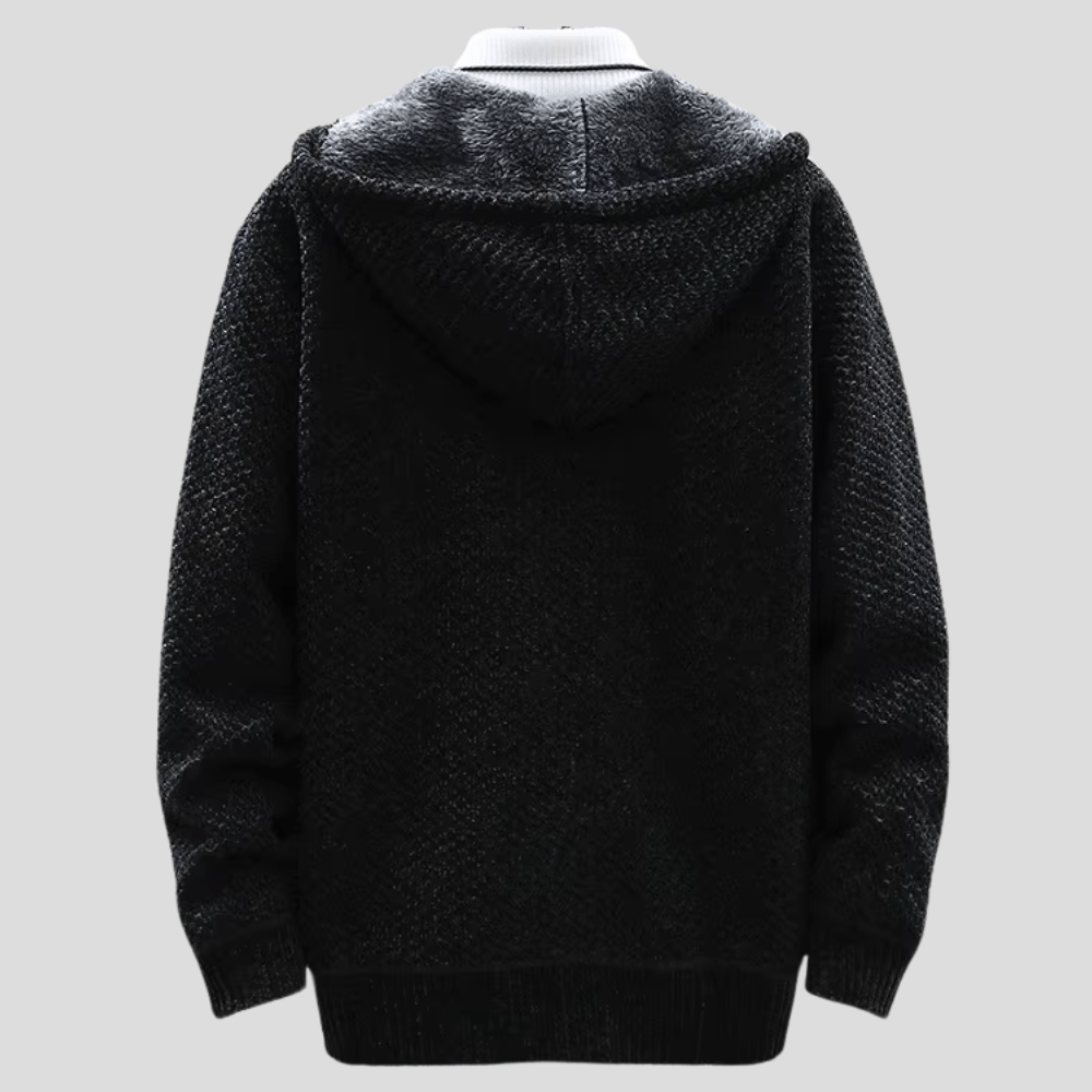 Lorent | Premium thermal-knit hoodie for warm comfort and modern style