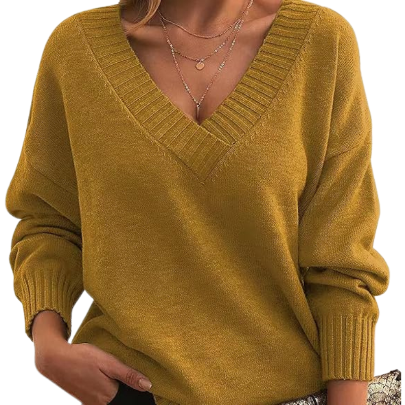 Ultra-Soft Lightweight V-Neck Sweater