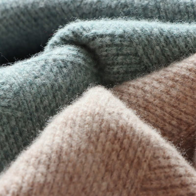 Giovanni Jacquard Cashmere Oversized Sweater for Luxurious Comfort