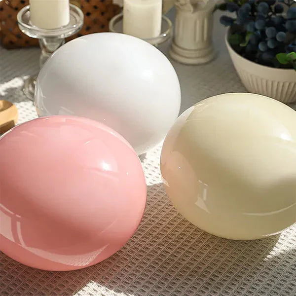 Funny Marshmallow Metal and Glass Table Lamp for Stylish Lighting