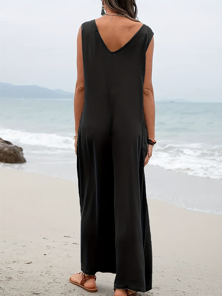 Casual two-piece set with loose and comfortable tank top