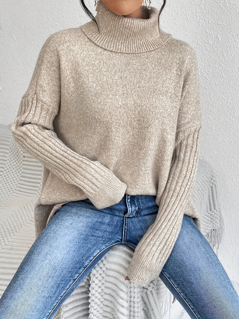 Brigitte - Elegant Timeless Turtleneck Sweater