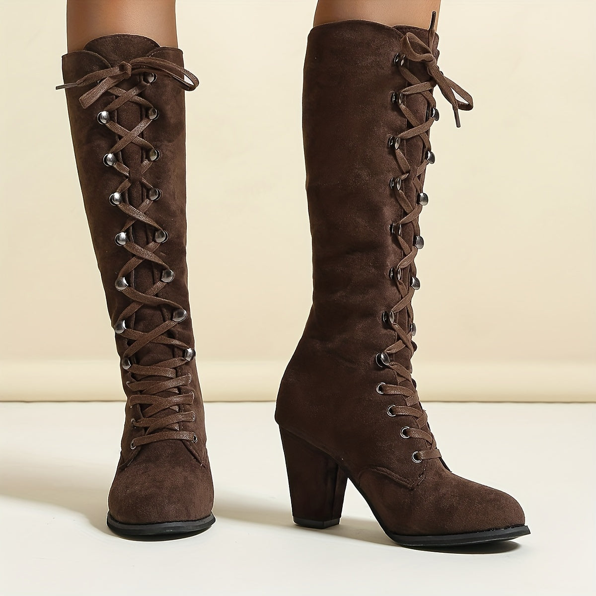 Lucia - Chic, Fashion-Forward Knee-High Boots