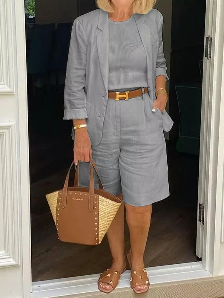 Casual Two-Piece Long Sleeve Clothing for Comfort and Elegance Style