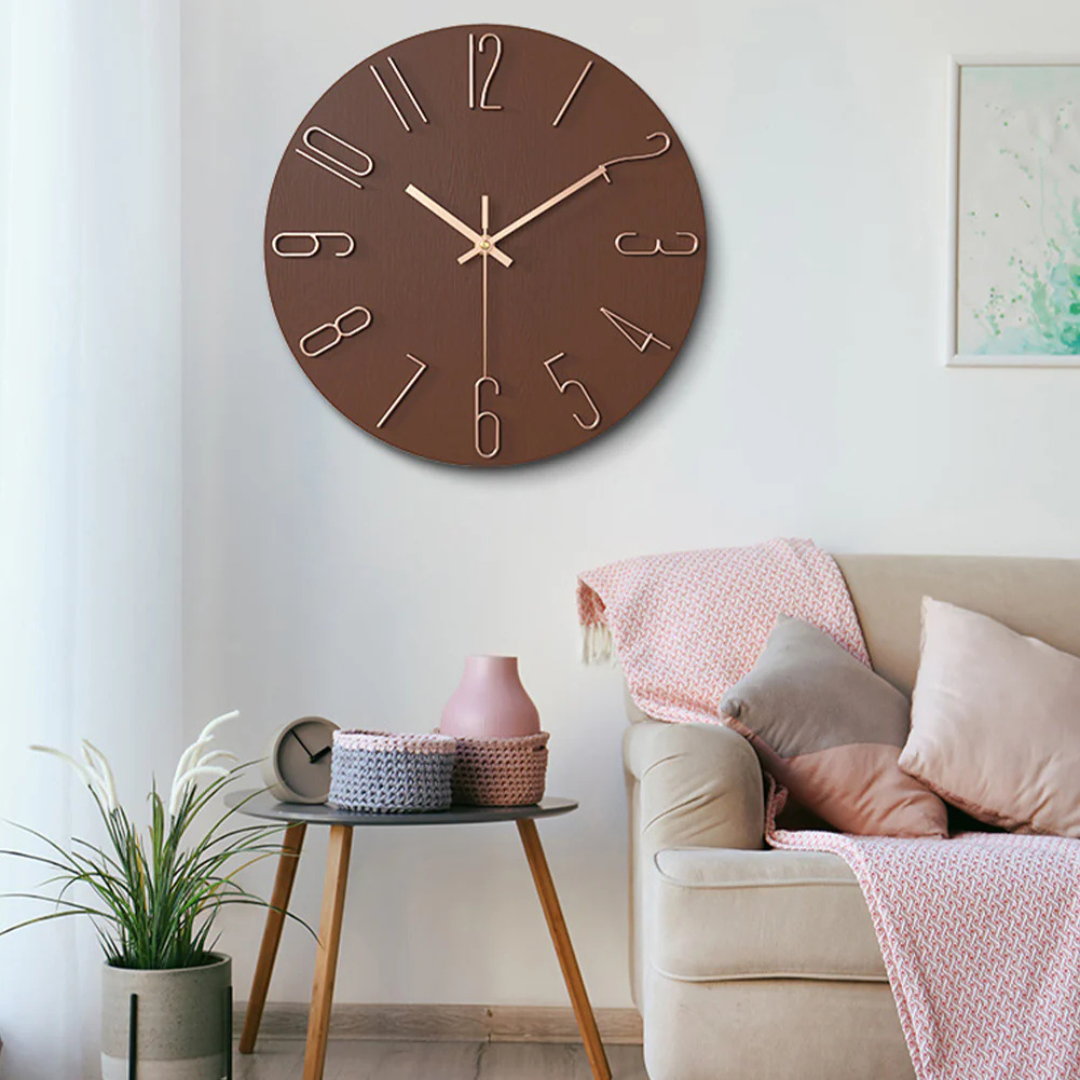 Noble - Slim and stylish wall clock perfect for the living room