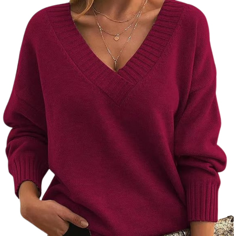 Ultra-Soft Lightweight V-Neck Sweater