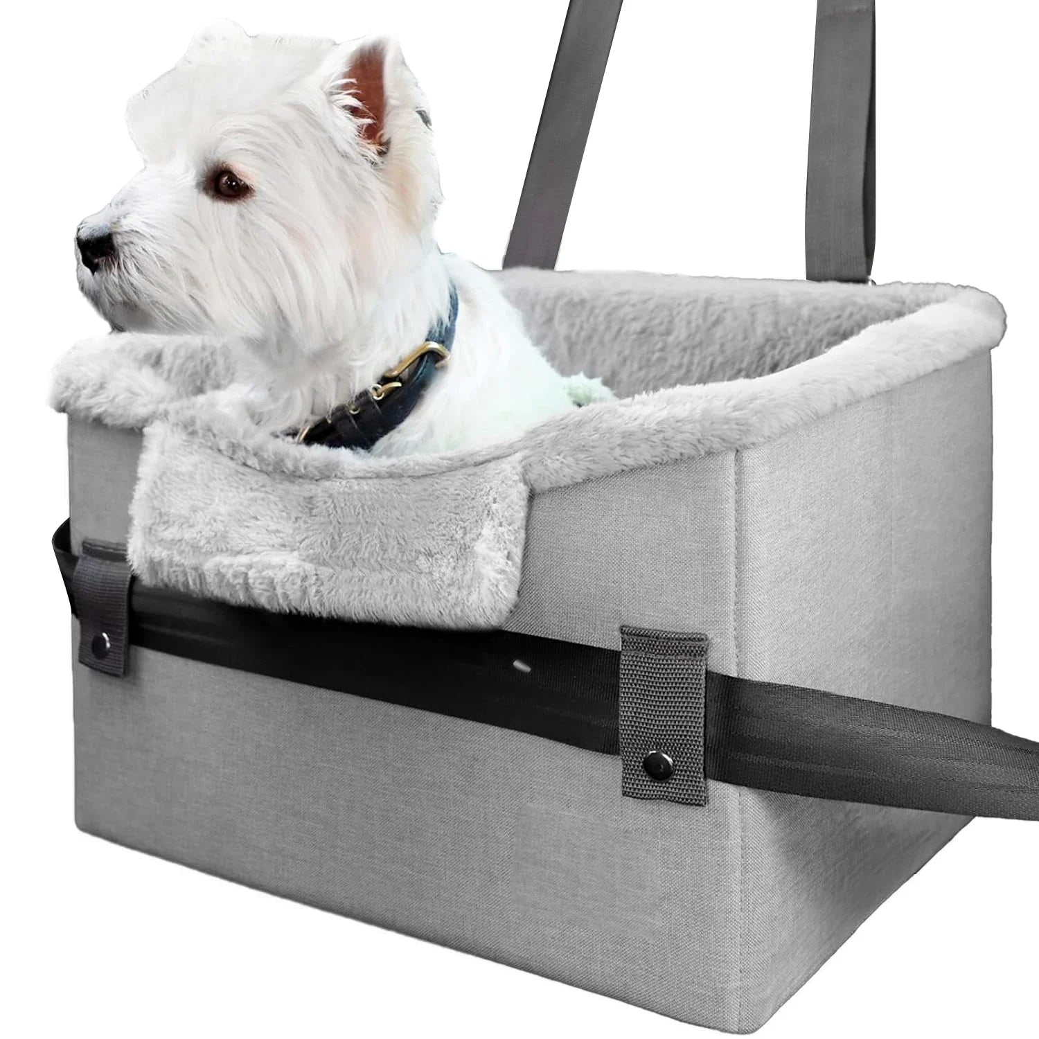 Comfortable and Portable Dog Car Seat for Small Dogs