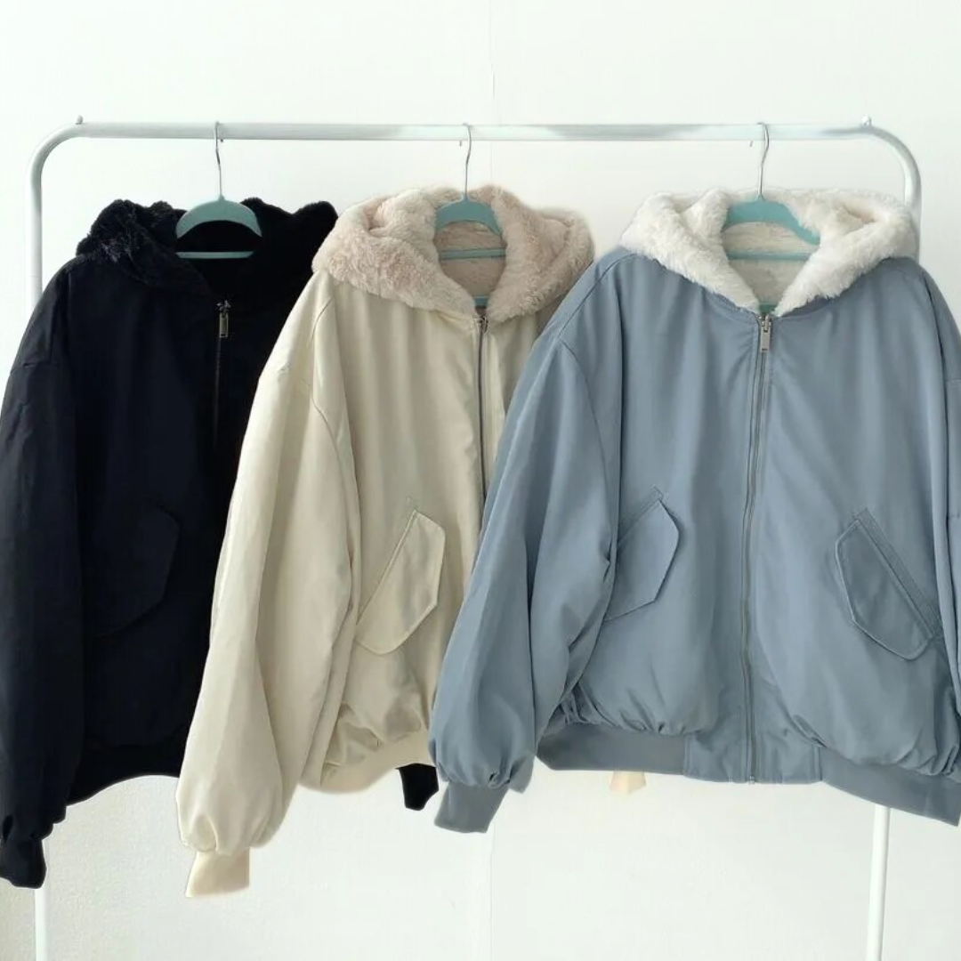 Ava Reversible Fleece Jacket - Luxury Versatility and Ultimate Warmth for Any Occasion