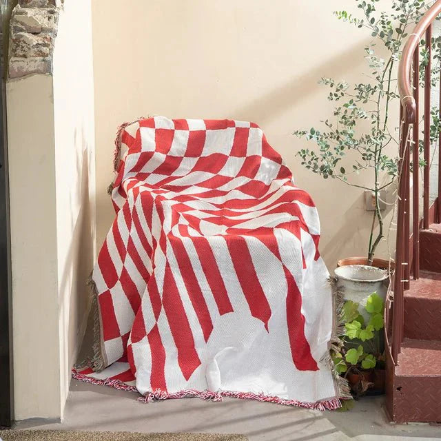 Trendy Woven Wall Tapestry Throw β Modern Home Decor and Stylish Interior Accent