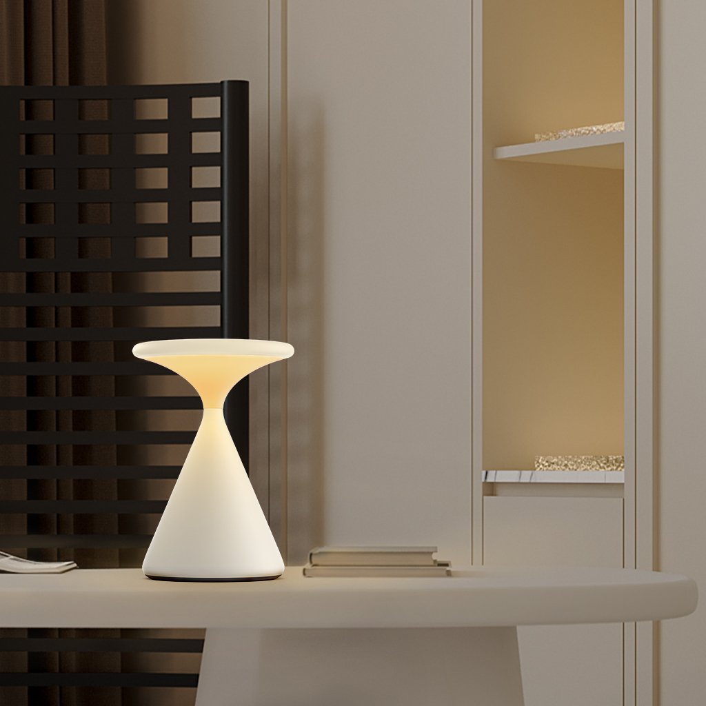 Aeron Hourglass Battery Table Lamp – Flexible and Modern Design for Your Home