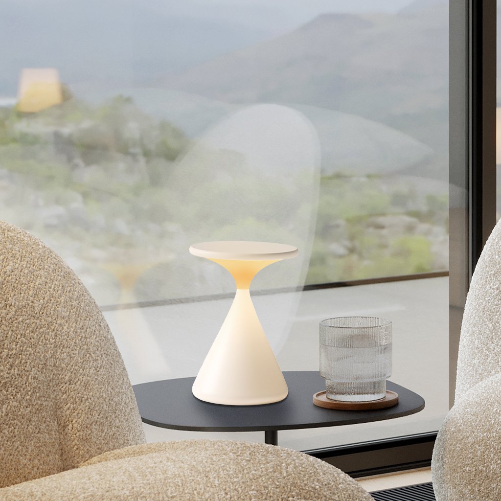 Aeron Hourglass Battery Table Lamp – Flexible and Modern Design for Your Home