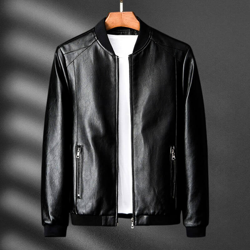 Lorenzo Bellucci Elegant Leather Jacket for a Sophisticated Style