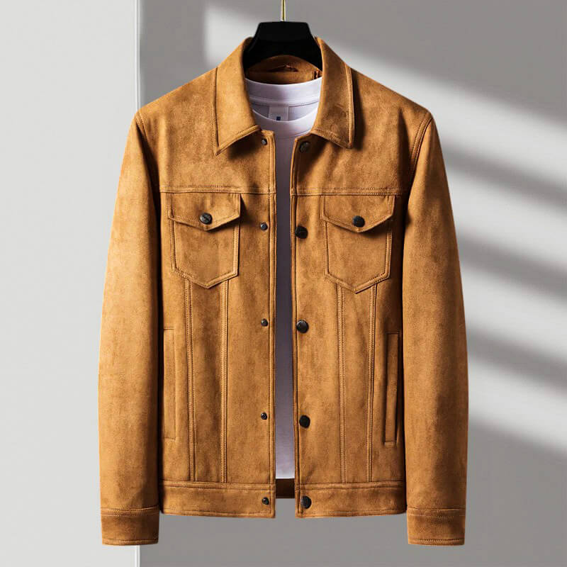 Beverly Suede Retro Stylish Jacket for a Timeless Look