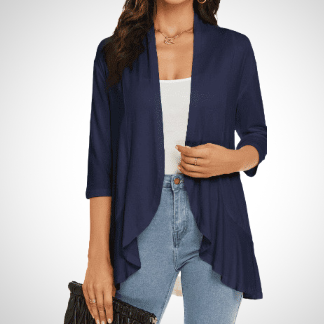 Lightweight Summer Open-Front Cover-Up Cardigan — Effortless Style for Warm Days