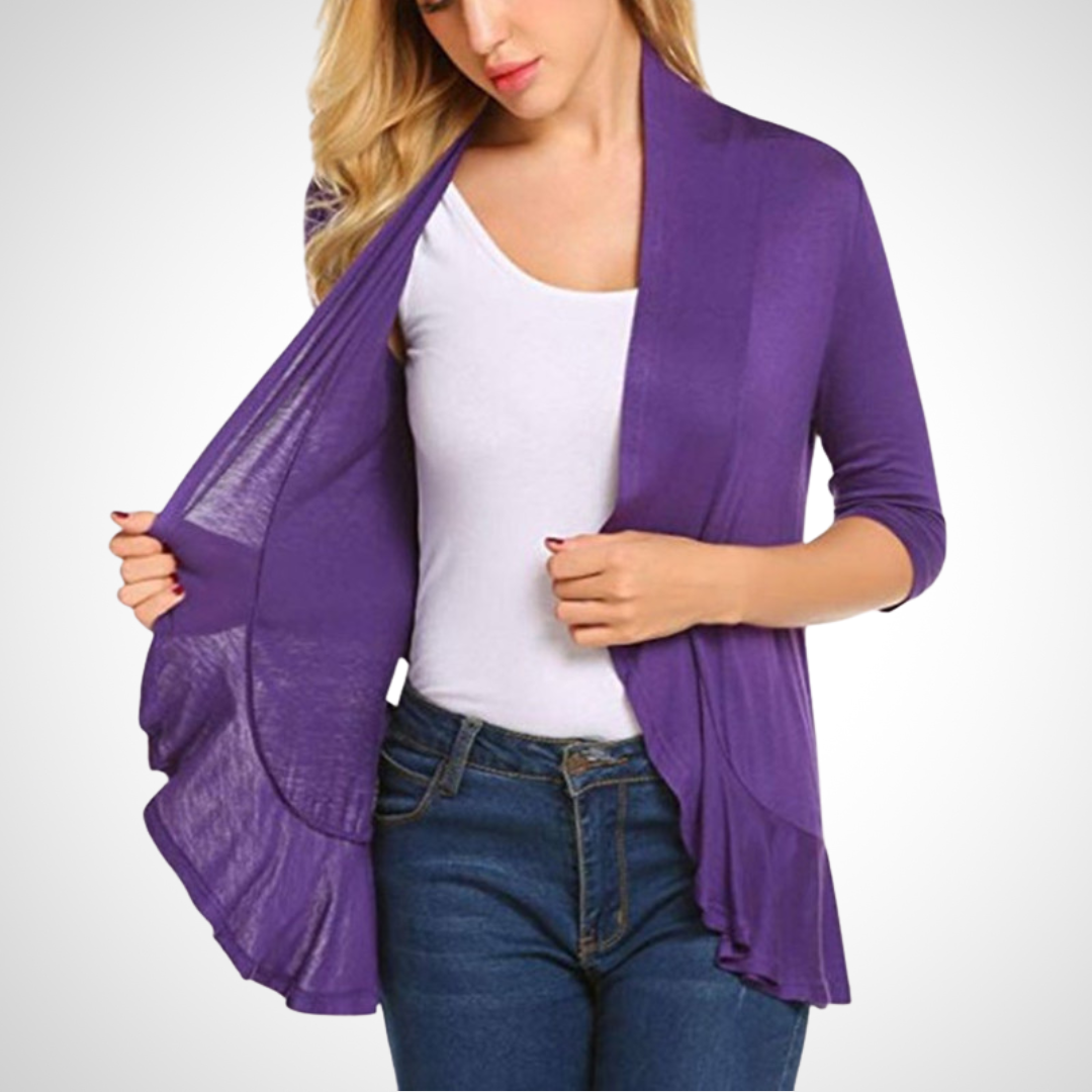 Lightweight Summer Open-Front Cover-Up Cardigan — Effortless Style for Warm Days