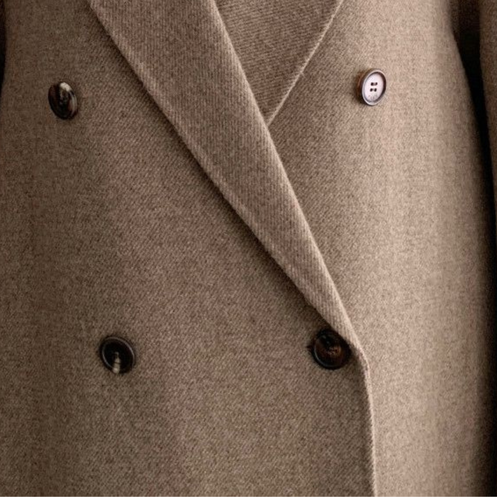 Maria Fernanda | Elegant custom winter coat for a refined style