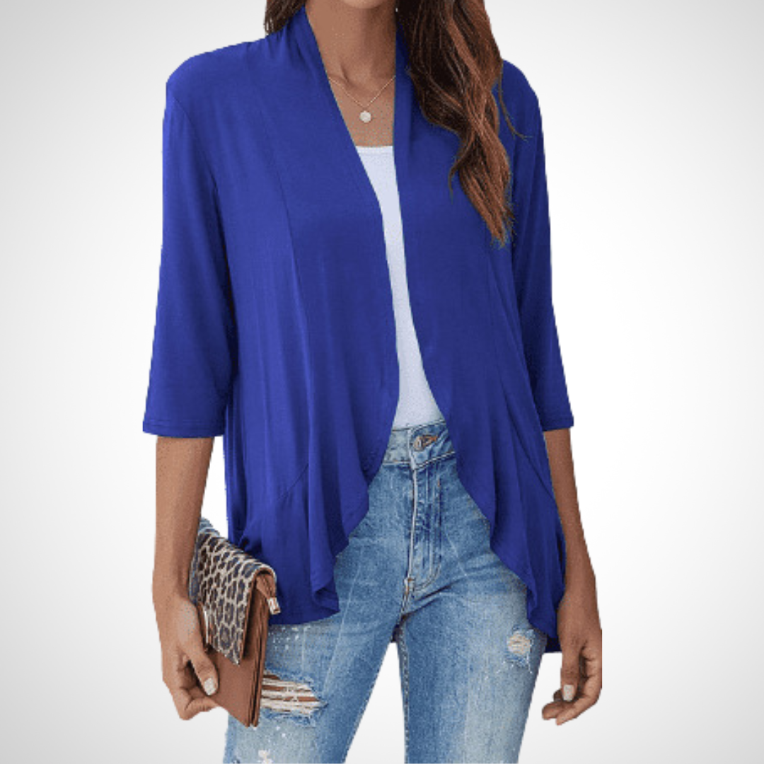Lightweight Summer Open-Front Cover-Up Cardigan — Effortless Style for Warm Days