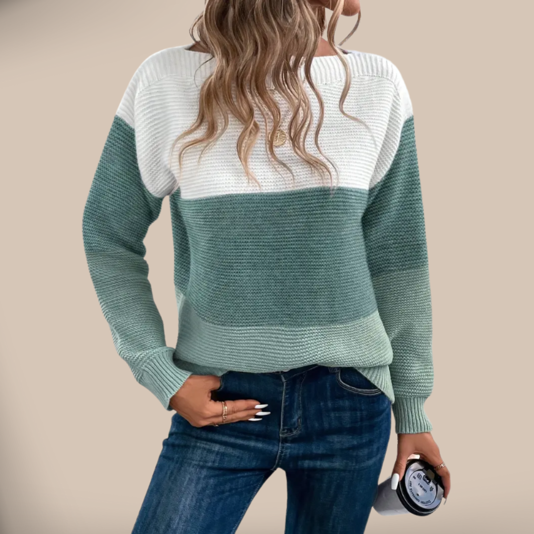 Calista - Elegant long-sleeve pullover for a sophisticated style