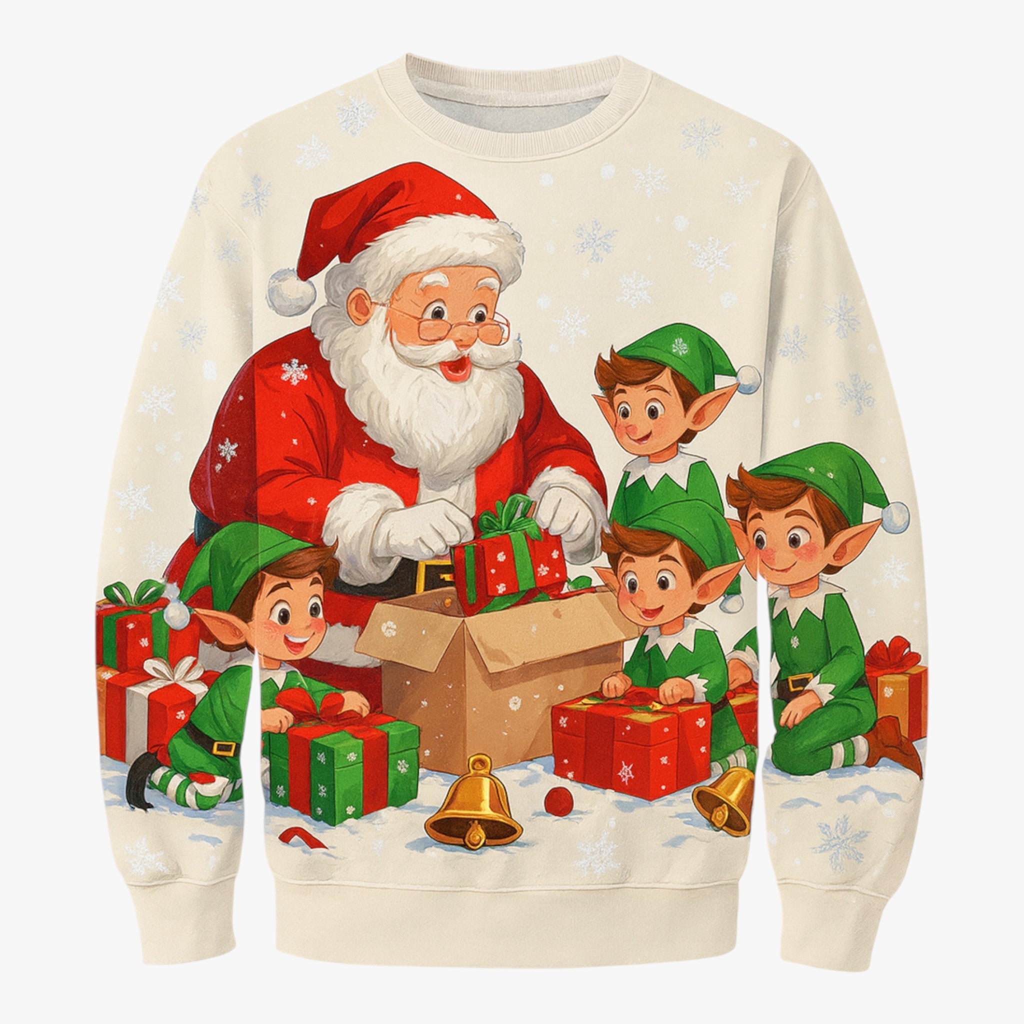 Luxury Fake Christmas Sweater for Men โ Perfect for Festive Holidays and Winter Adventures