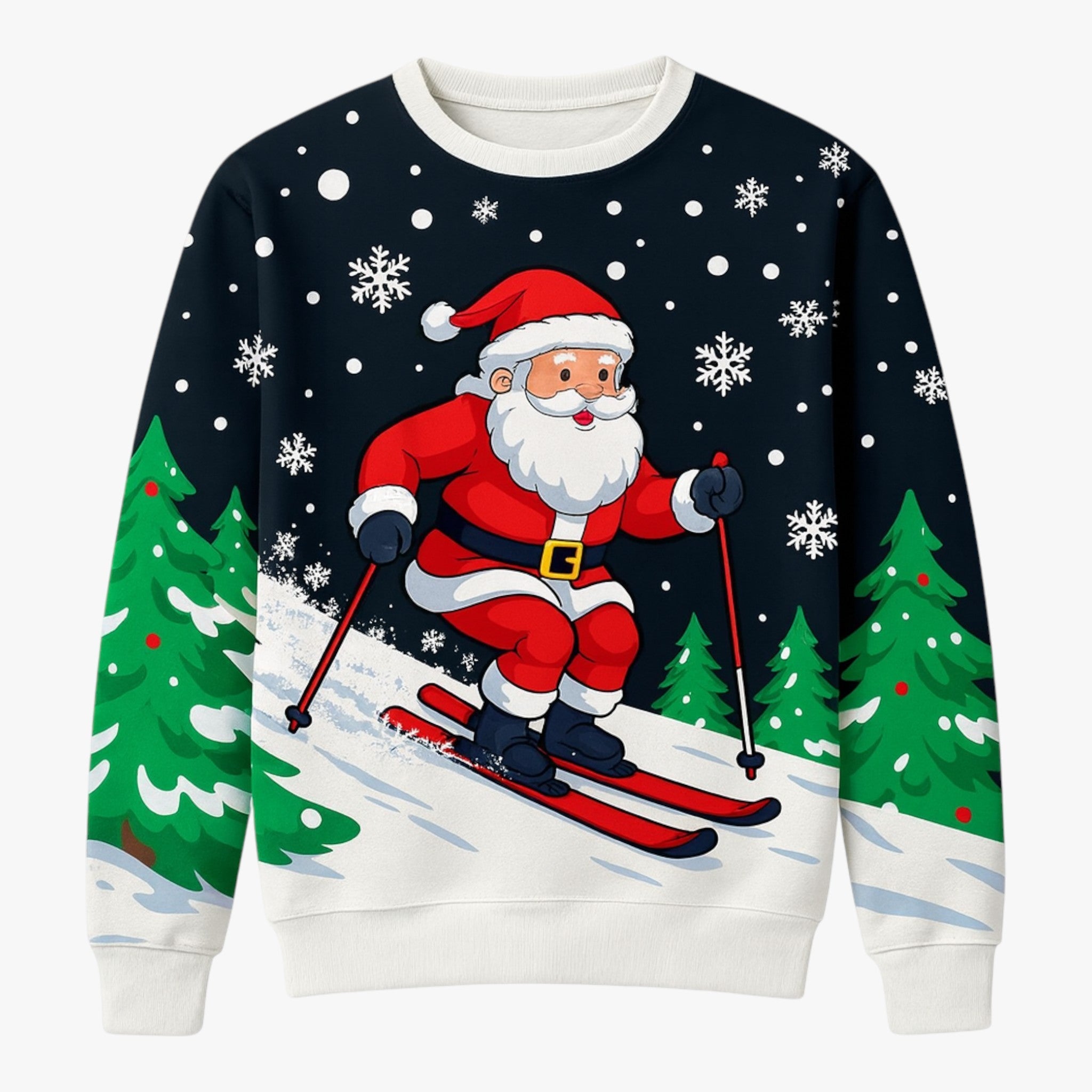 Luxury Fake Christmas Sweater for Men โ Perfect for Festive Holidays and Winter Adventures